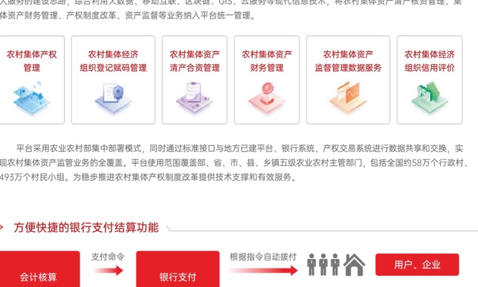 全国农村集体资产监督管理平台